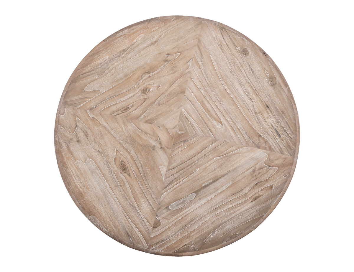 White Balam Round Table, White, top