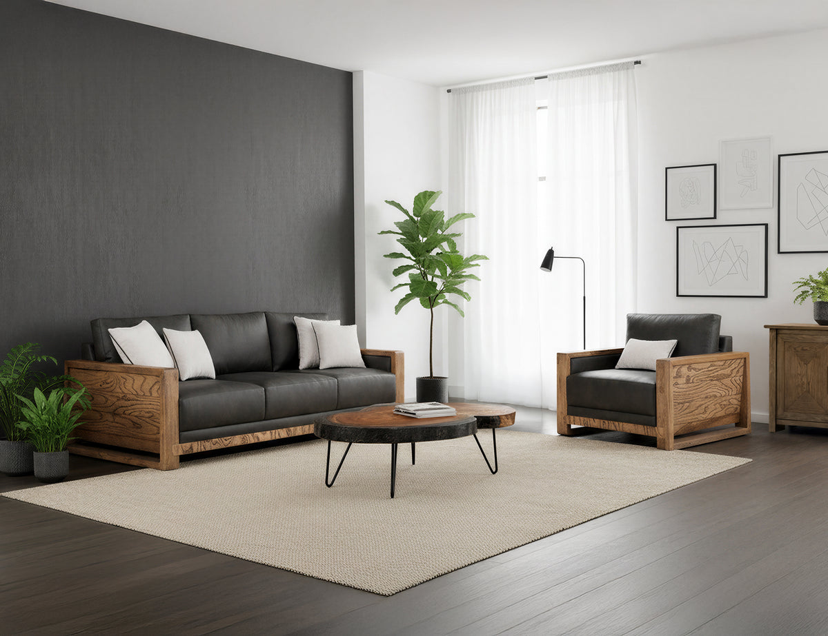 Ancora Sofa, Wooden Frame, Upholstered - IUP325-SOF-216