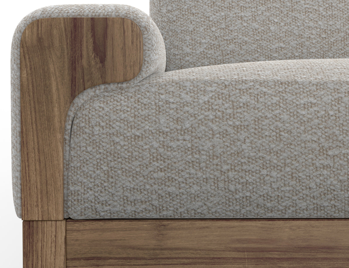 Sedona Sofa, Beige, Wooden Frame & Base - IUP966-SOF-101