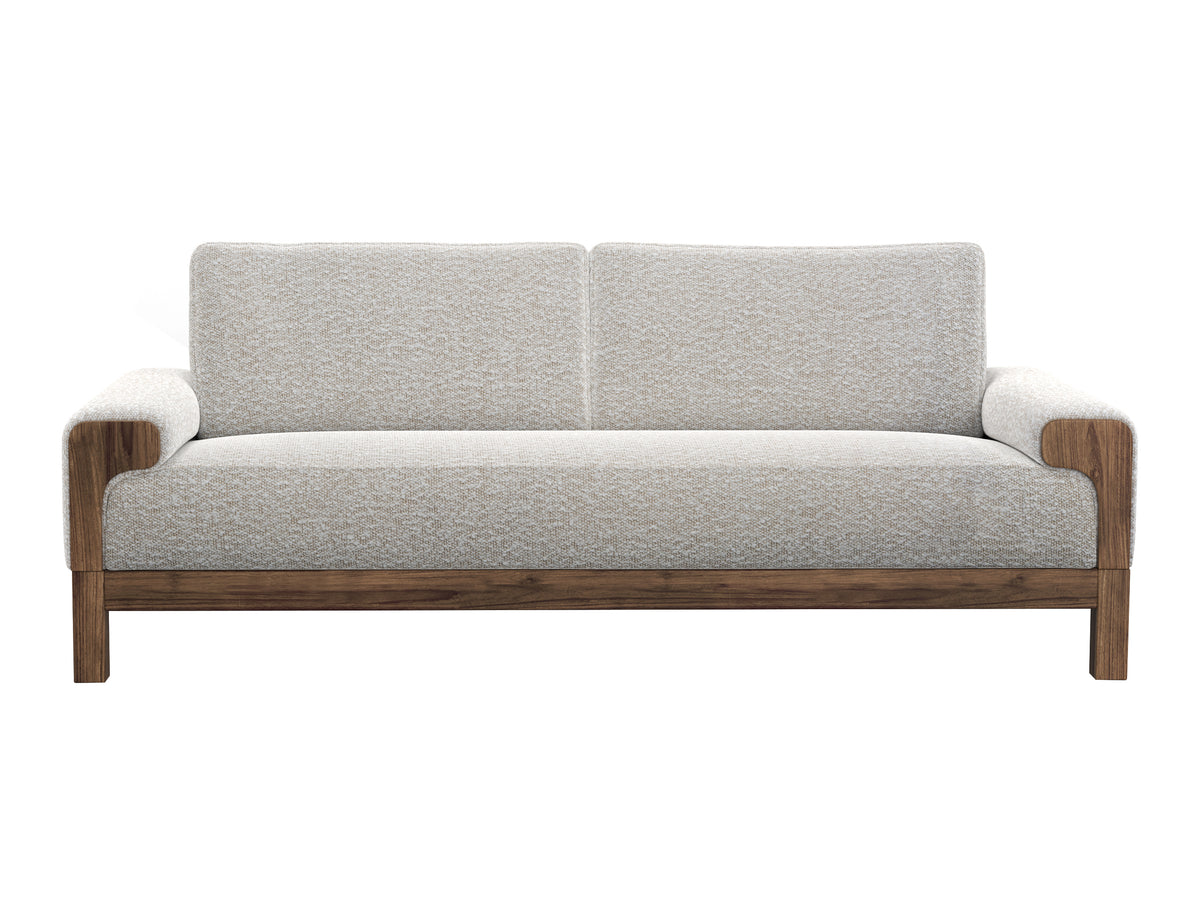 Sedona Sofa, Beige, Wooden Frame & Base - IUP966-SOF-101