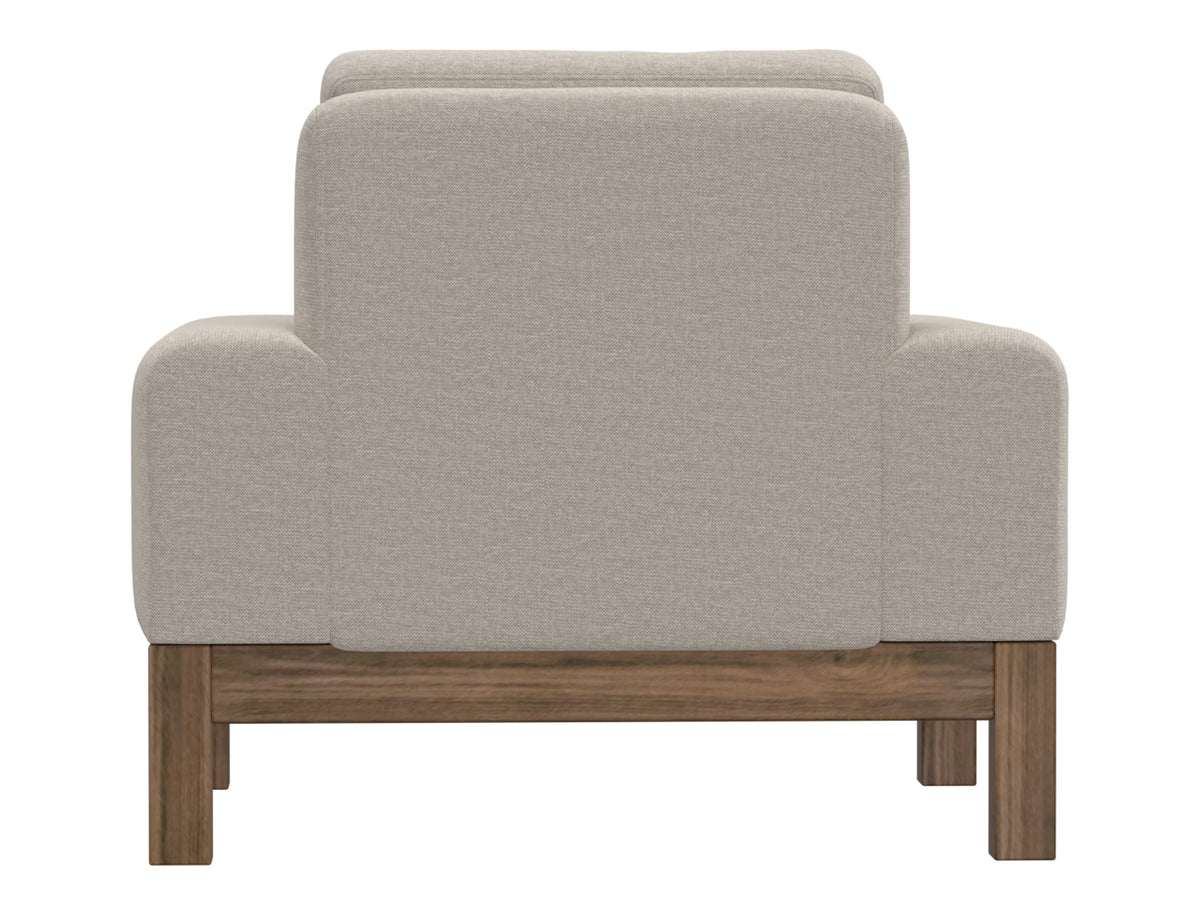 Sedona Armchair, Beige, Wooden Frame & Base - IUP966-ACH-161