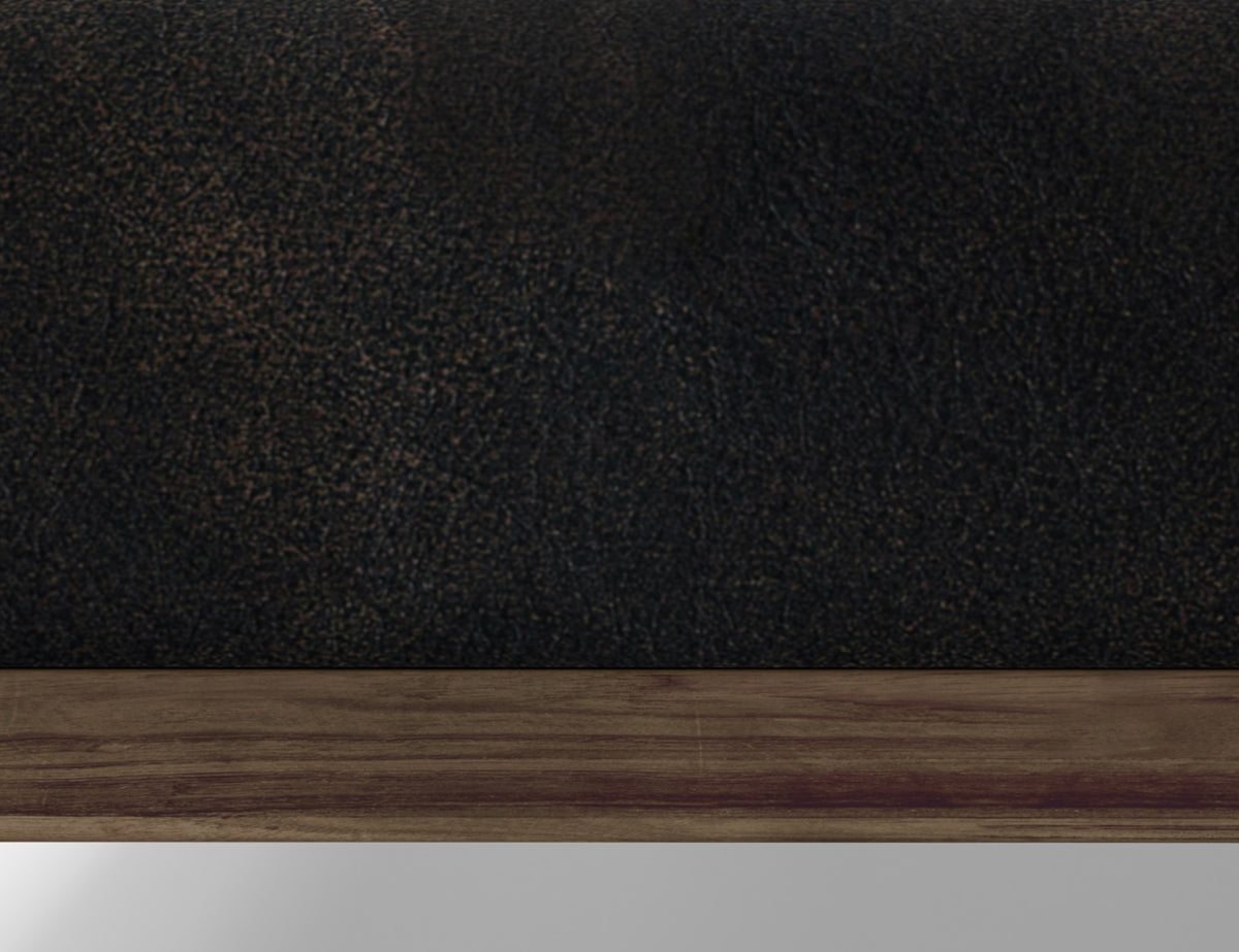 Sedona Sofa, Black, Wooden Frame & Base
