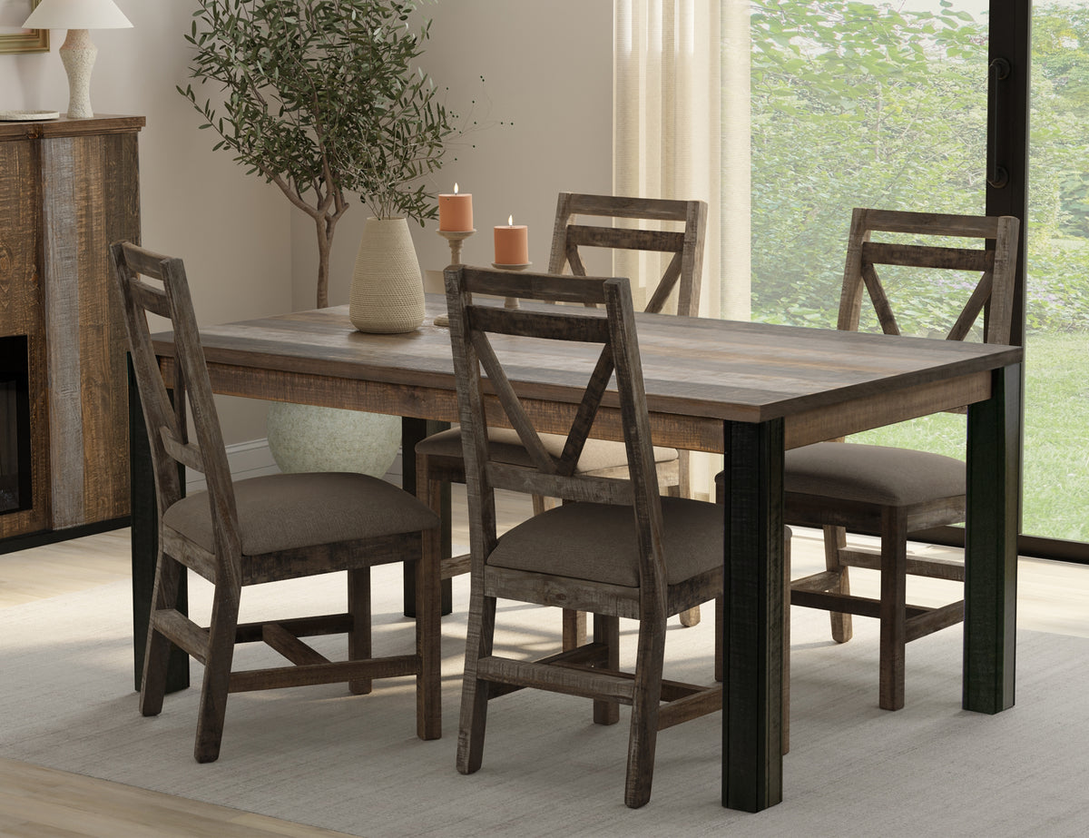 Loft Brown Table, Multicolor, 65"