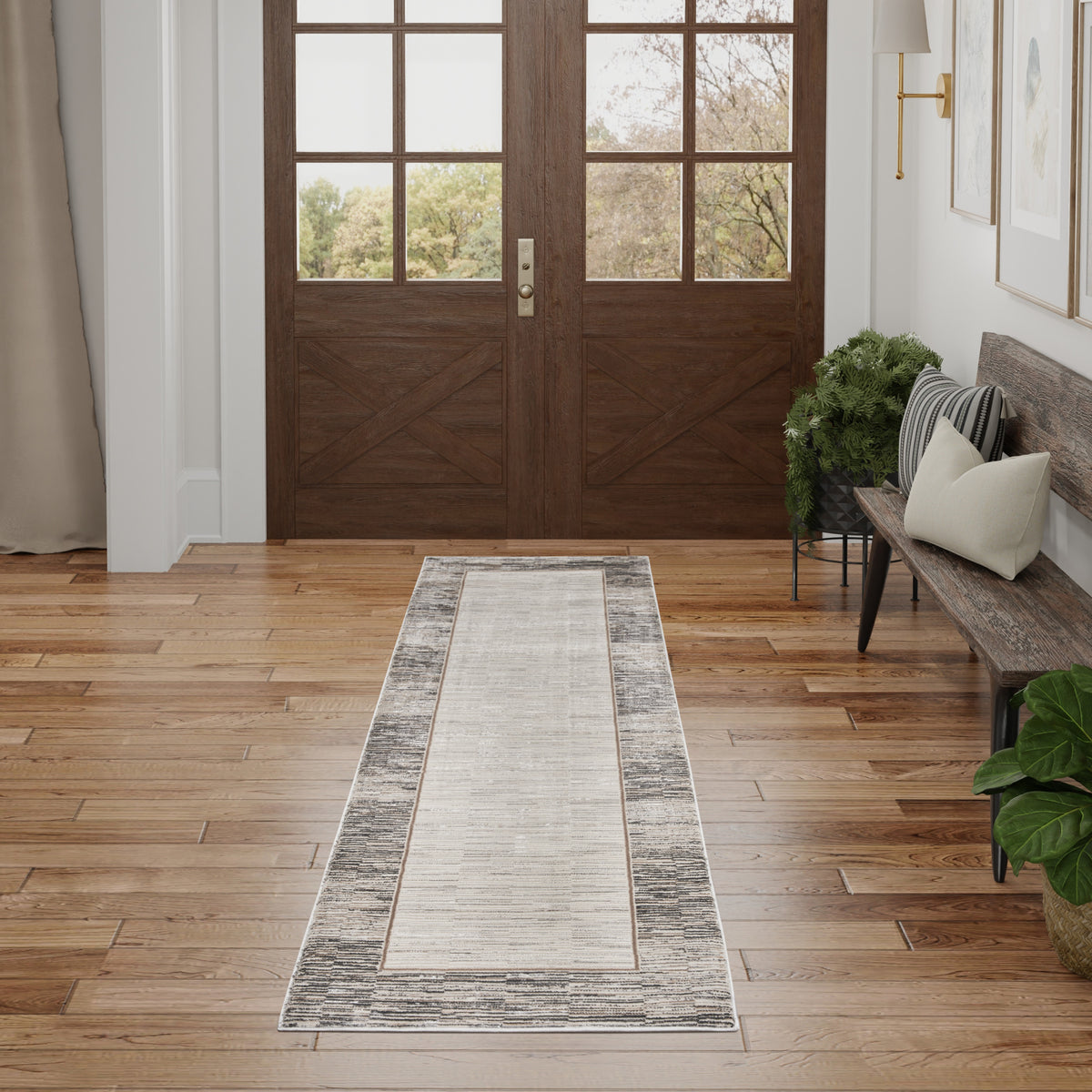 Desire DSR02 Grey Black Rug