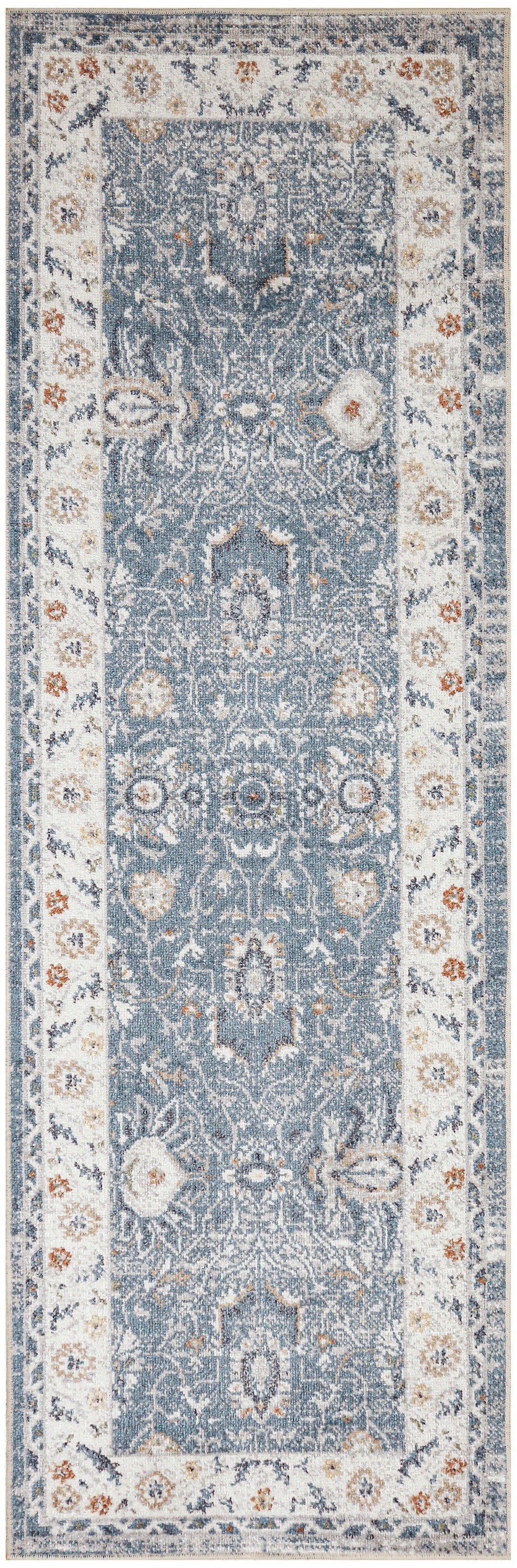 Astra Machine Washable ASW20 Blue Rug