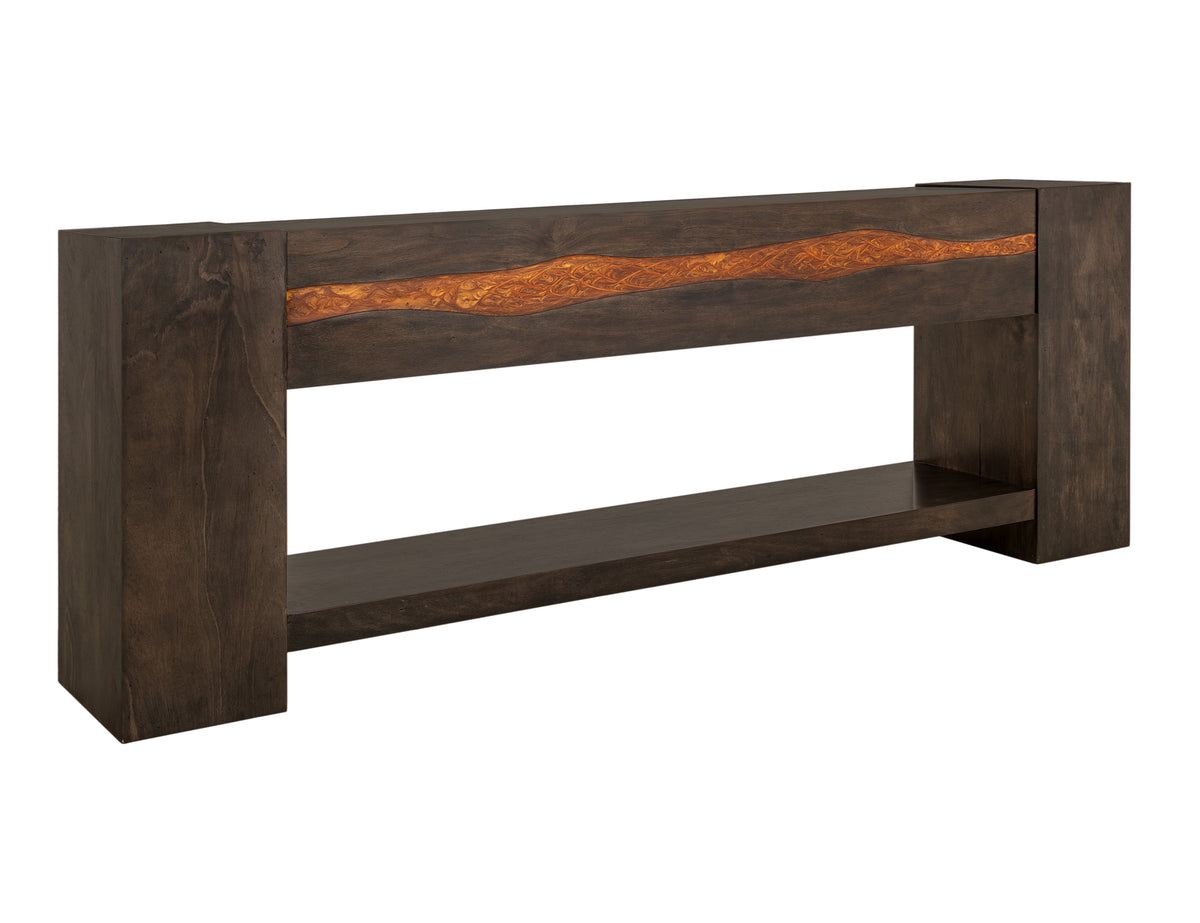 Raramuri Console, Black, 1 Shelf