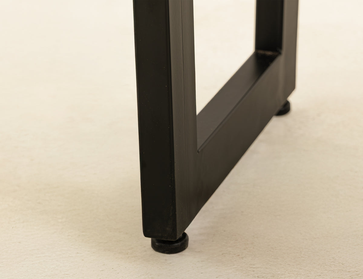 Raramuri End Table, Black - Mango/Melina & Metal