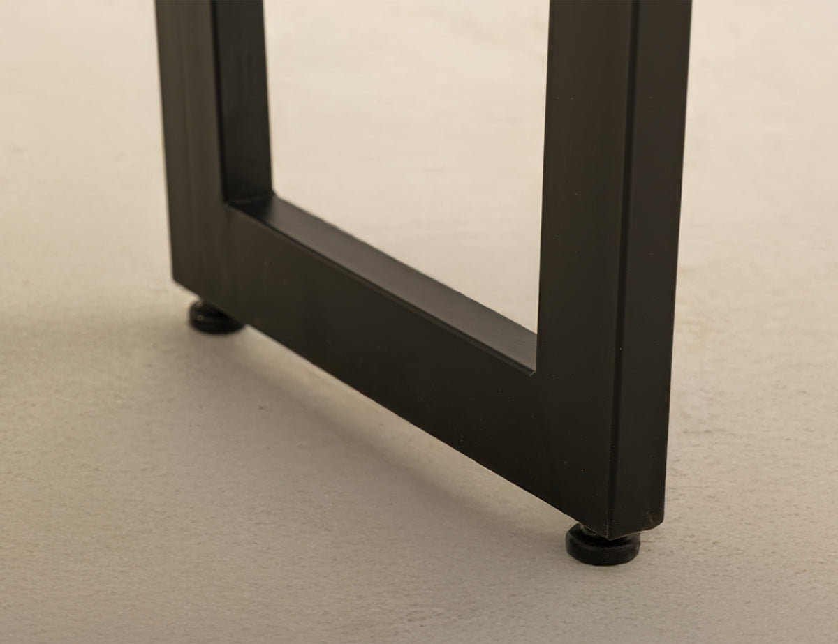 Raramuri Chairside Table, Black - Mango/Melina & Metal