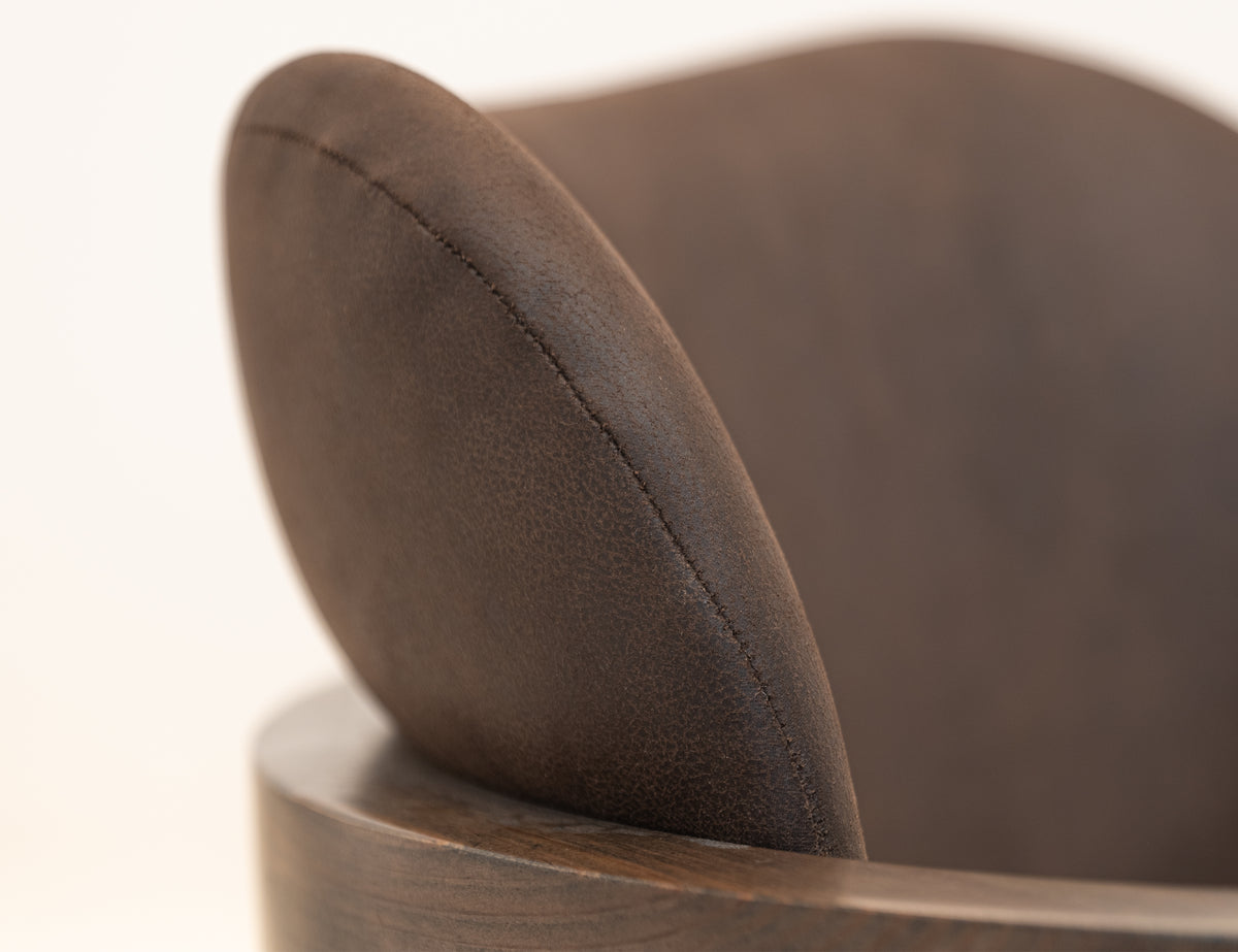 Zaphiro Upholstered Chair, Brown - IFD5951CHUBN