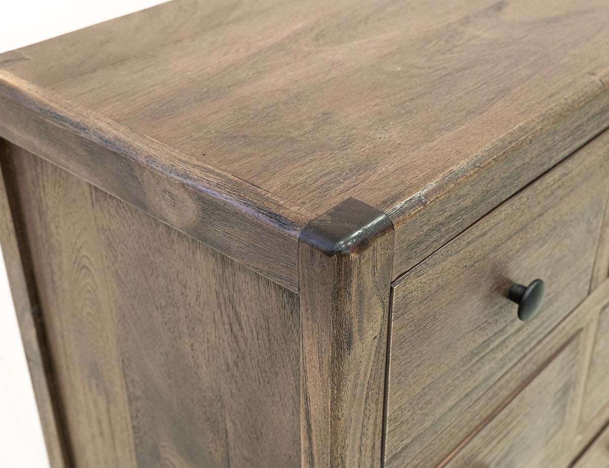 Oslo Console, Brown, 12 Drawer