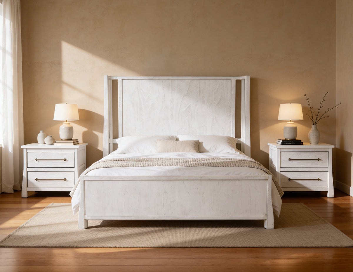 White Roots Headboard, 5/0 Queen