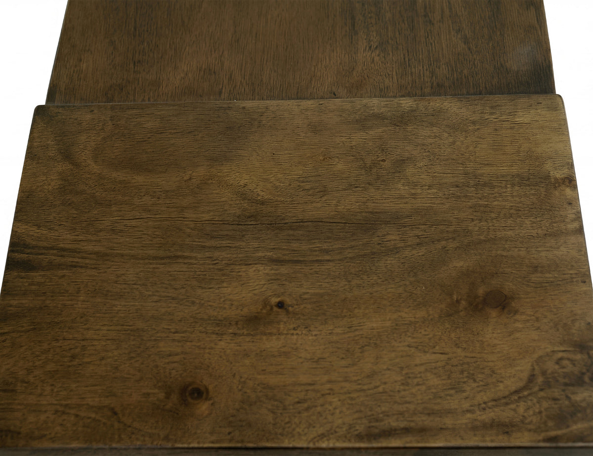 Zaphiro Console, Brown, Solid wood