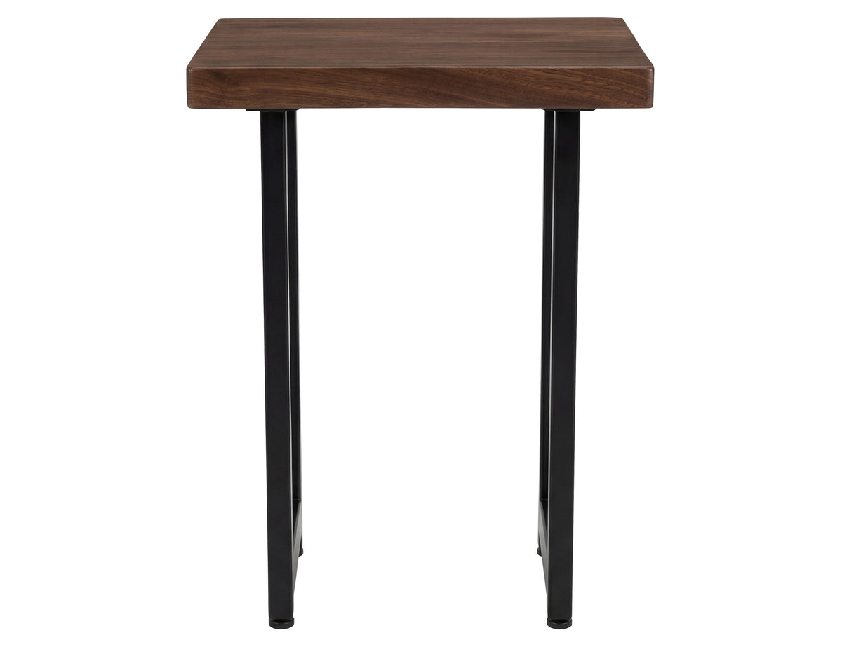 Zaphiro Chairside Table, Brown - Parota