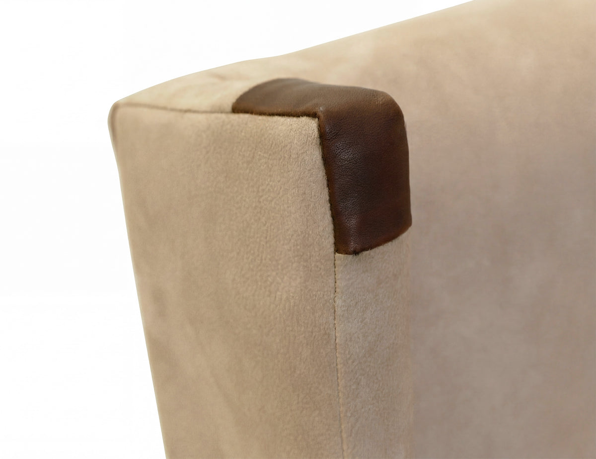 Forge Upholstered Chair, Ivory, Poly Suede - IFD5821CHU