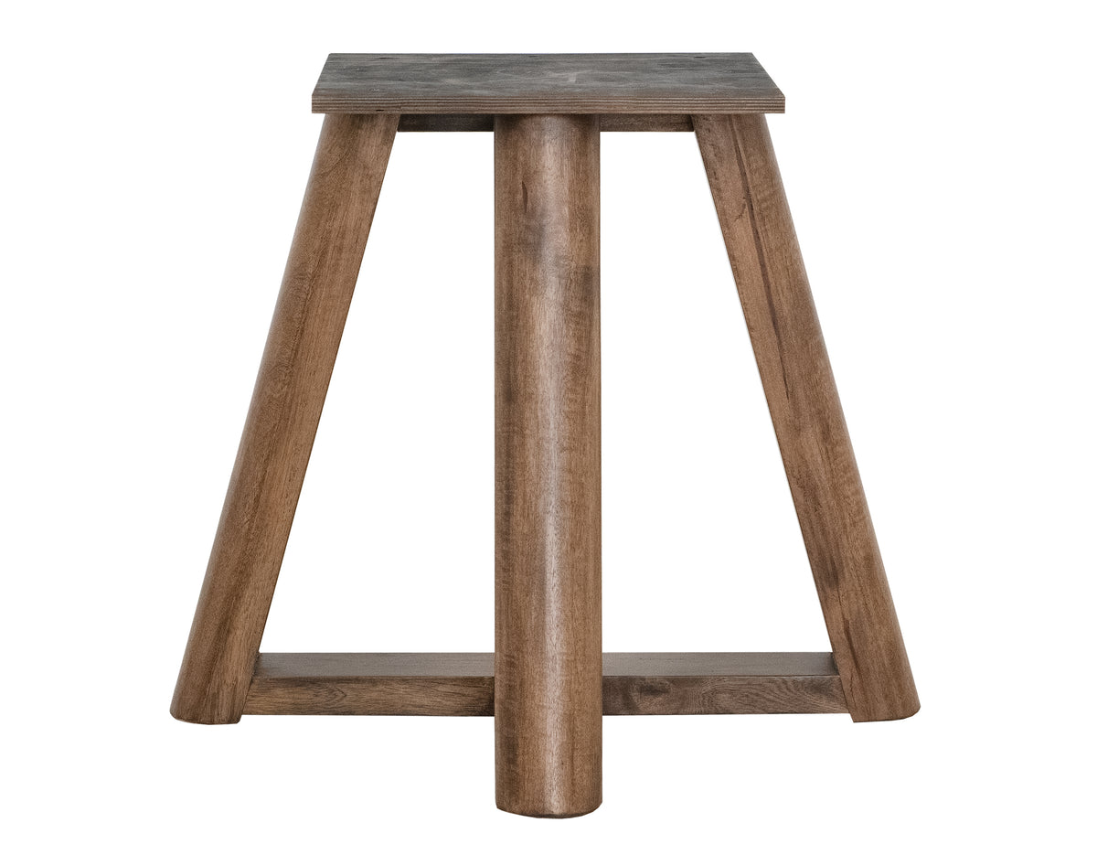 Silver Round Table, Brown, Base