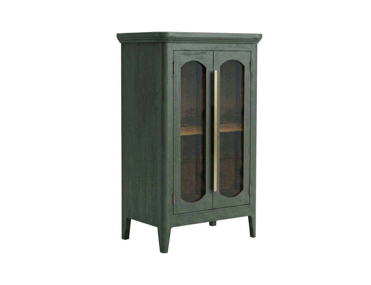 Brava Collection Console, Green, 2 Door