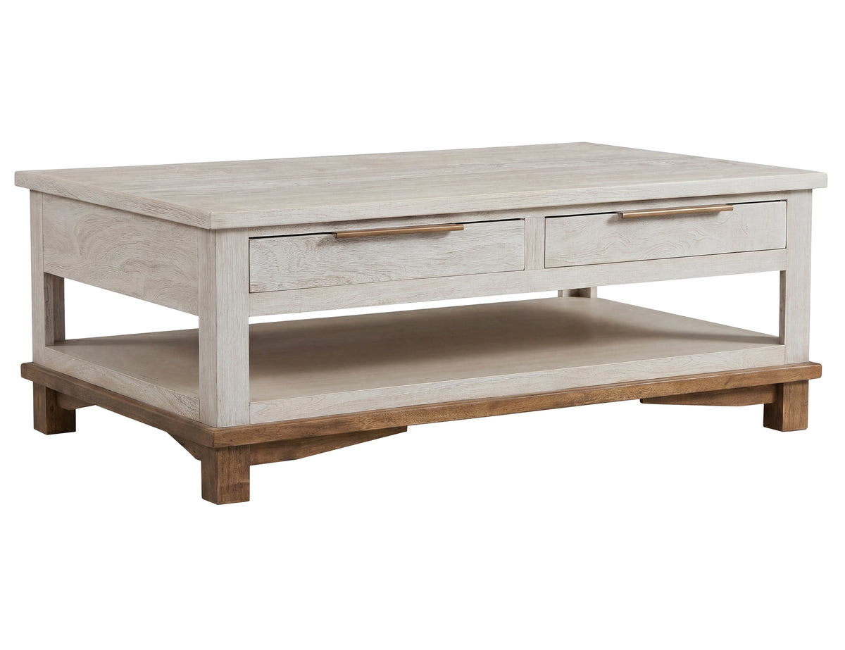 Golden Loft Cocktail Table, 4 Drawer