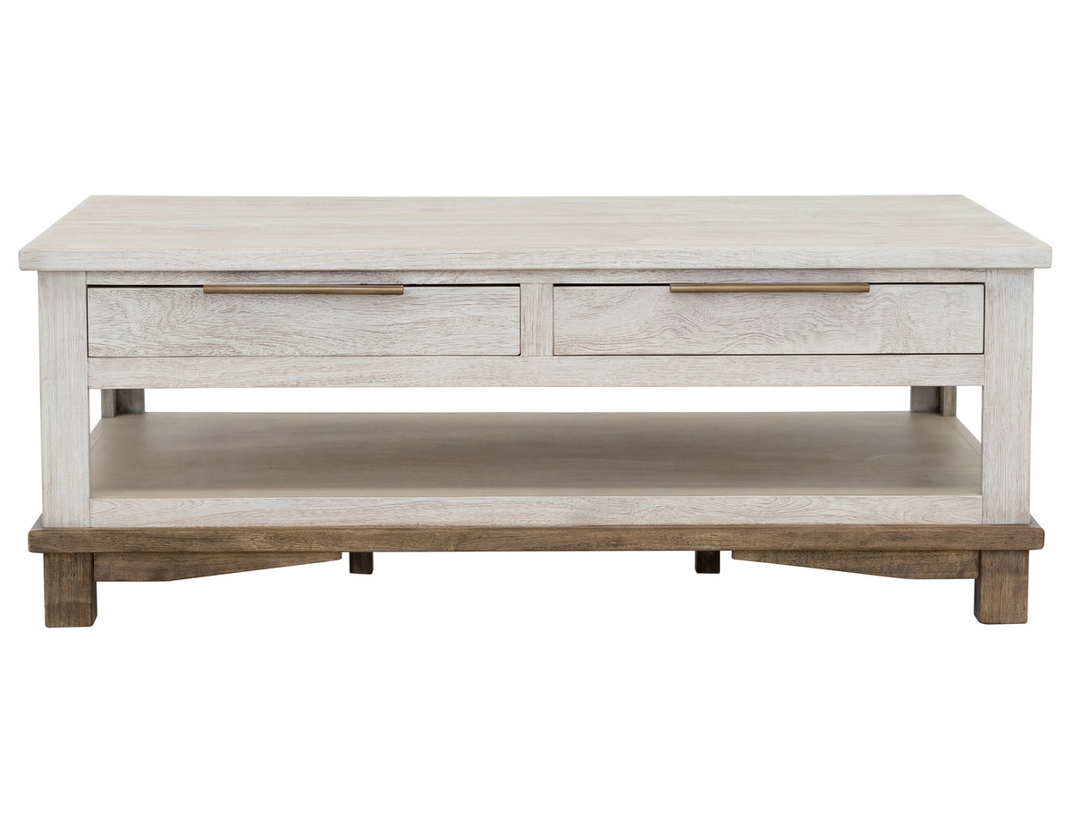 Golden Loft Cocktail Table, 4 Drawer
