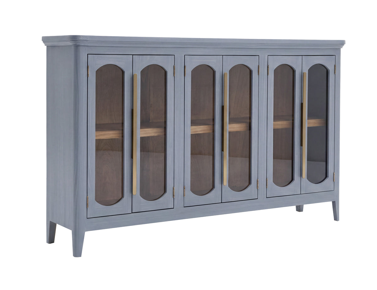 Brava Collection Console, Blue, 6 Door