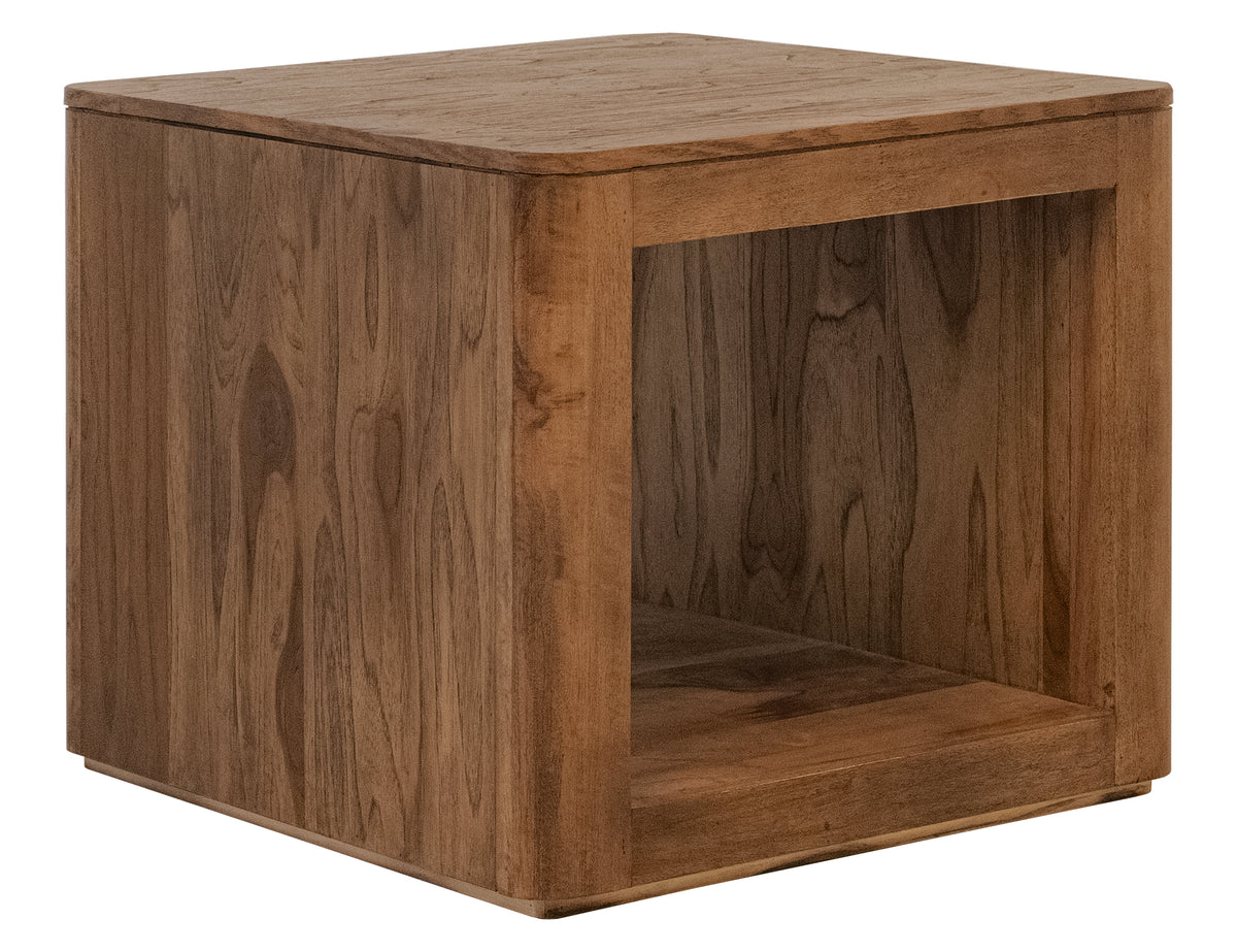 Balam End Table, Brown, 1 Shelf - IFD4223END