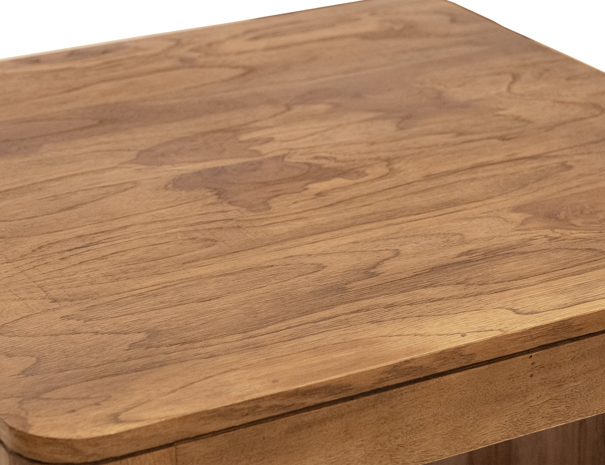 Balam Chairside Table, Brown, 1 Shelf - IFD4223CST