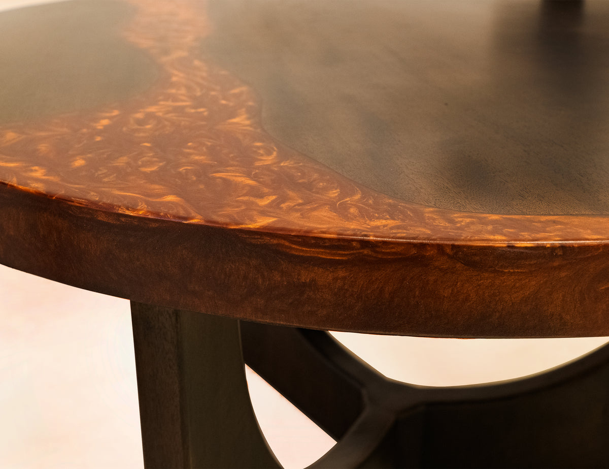 Raramuri Cocktail Table, Black - Mango & Resin