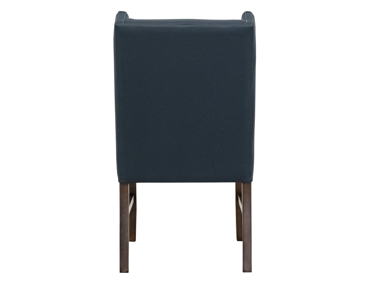 Forge Upholstered Chair, Blue, (100% Leather) - IFD5823CHUBL