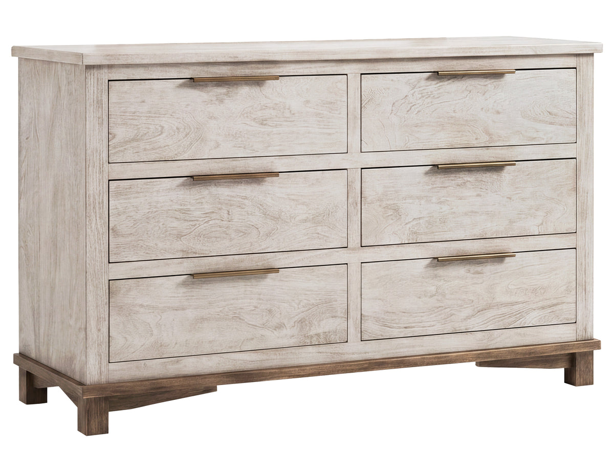 Golden Loft Dresser, 6 Drawer