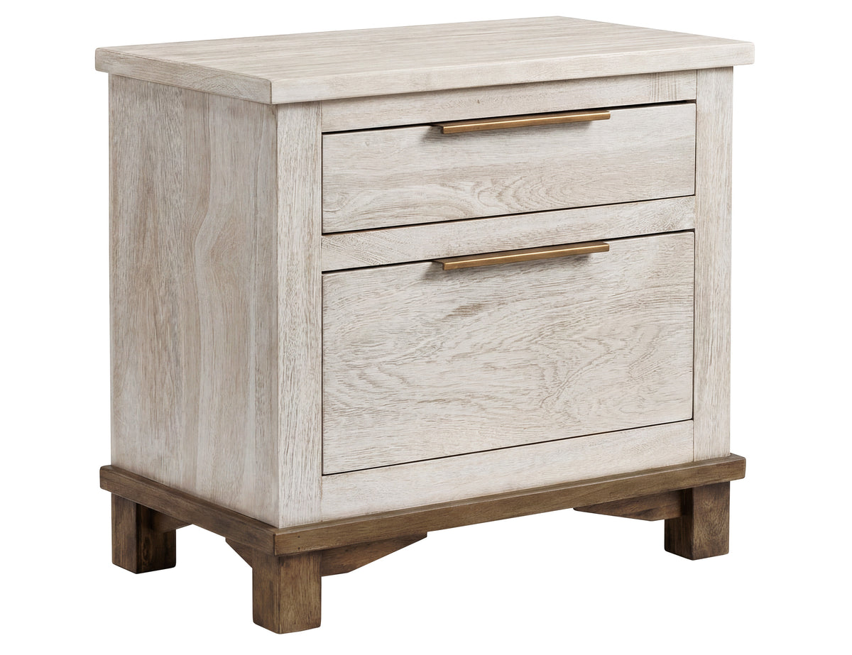 Golden Loft Nightstand, 2 Drawer