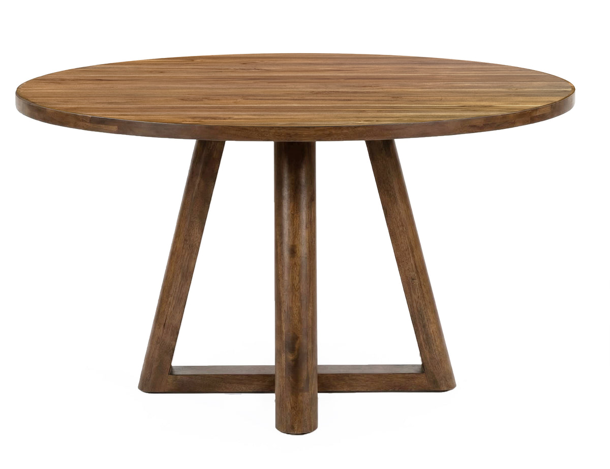 Silver Round Table, Brown, Base