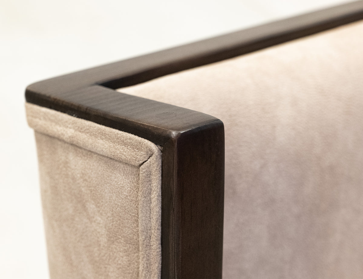 Forge Upholstered Chair, Ivory, Poly Suede - IFD5822CHU