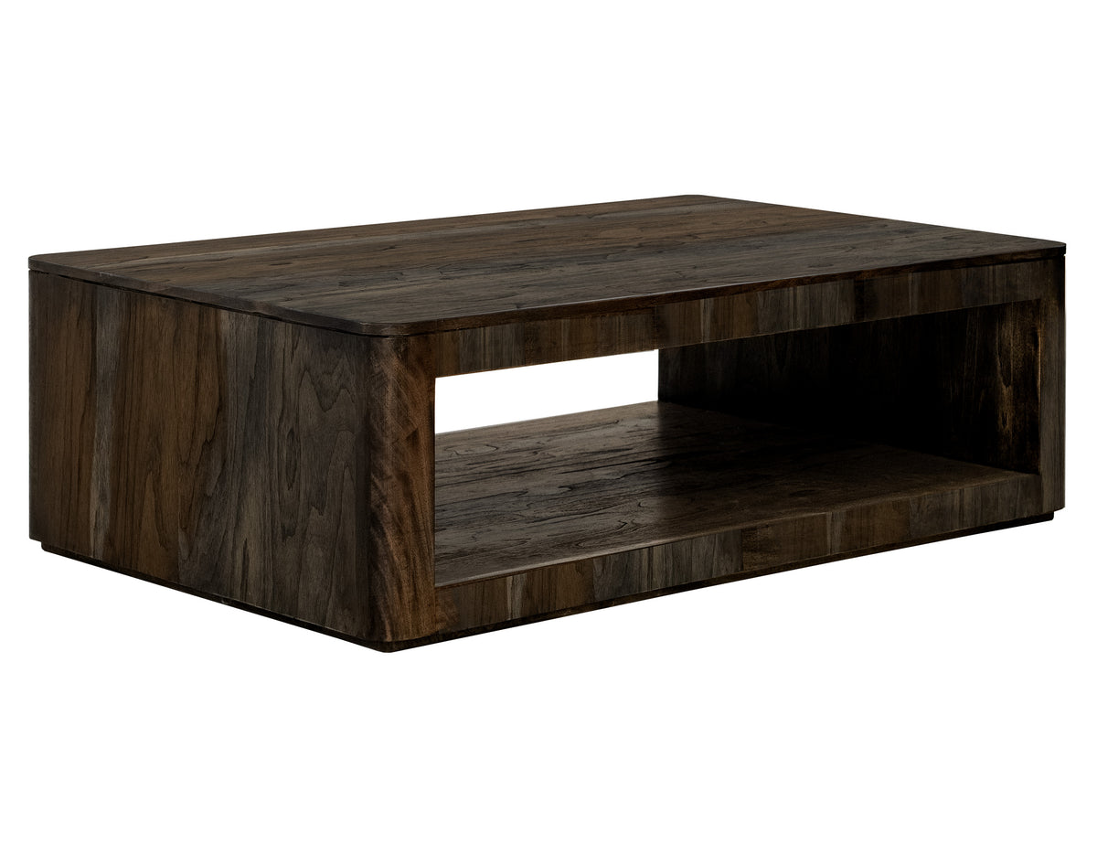 Black Balam Cocktail Table, Black, 1 Shelf - IFD4423CKT
