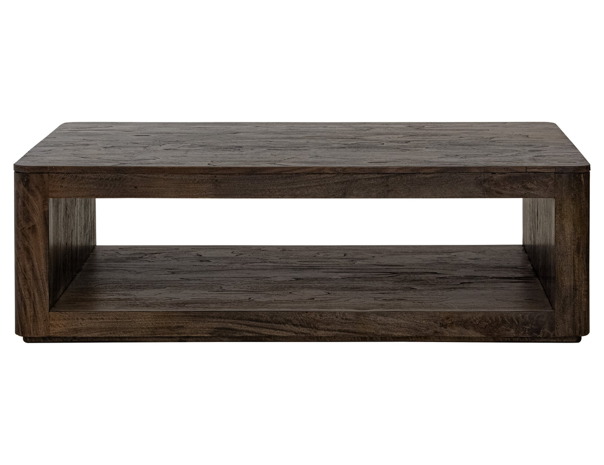 Black Balam Cocktail Table, Black, 1 Shelf - IFD4423CKT