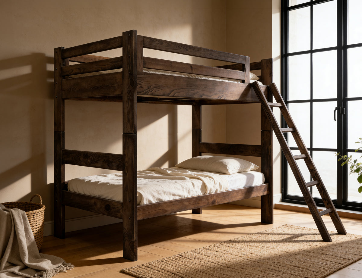 Forte Bunk Bed, Bottom Bunk Bed Twin-Size