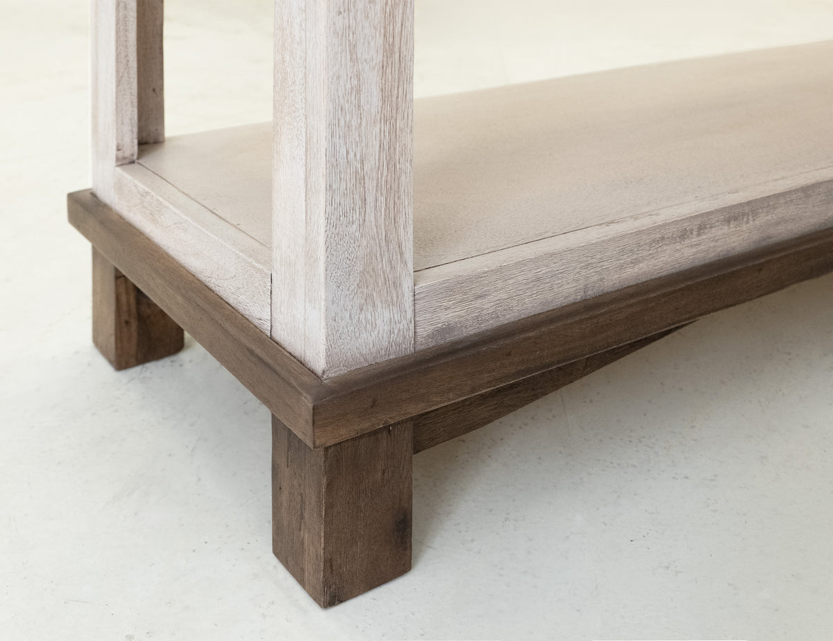 Golden Loft Sofa Table, 3 Drawer