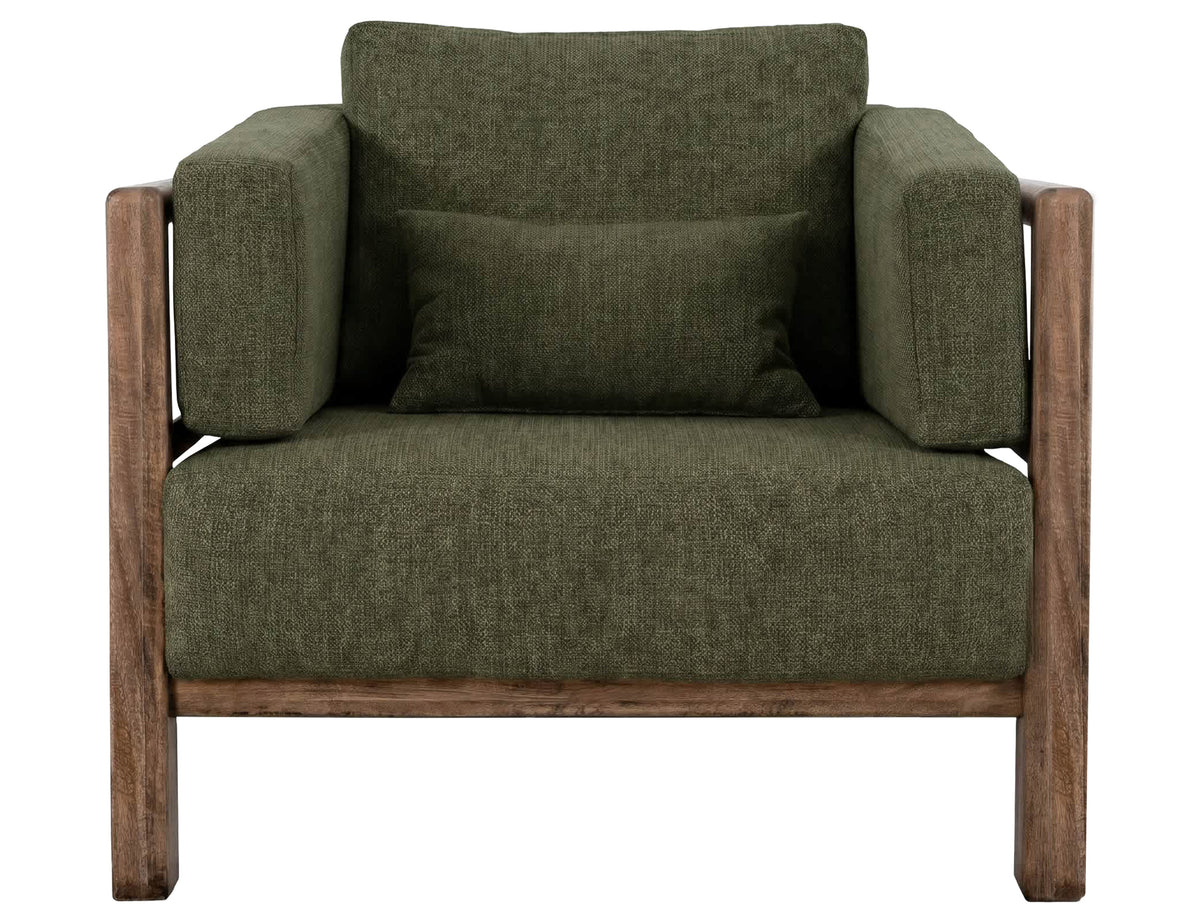 Roots Armchair, Wooden Frame & Base - IUP673-ACH-111