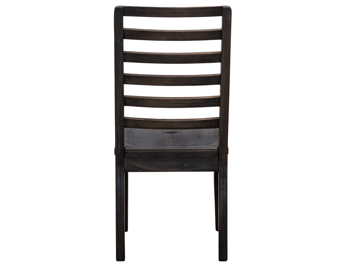 Black Balam Chair, Black, Wooden - IFD4426CHR