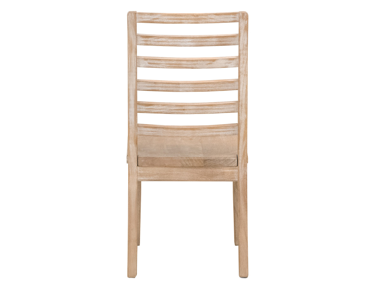White Balam Chair, Ivory, Wooden