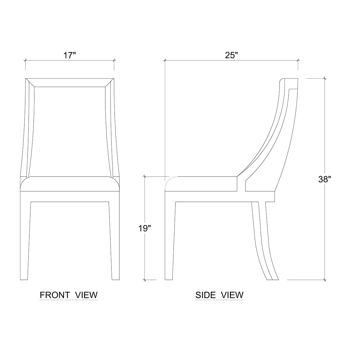 Monarch Dining Chair in Straw Wash w/ Arctic White Performance Fabric