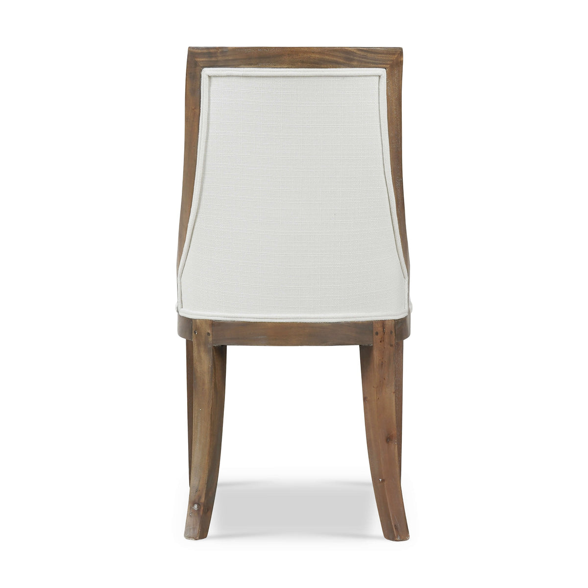 Monarch Dining Chair in Straw Wash w/ Arctic White Performance Fabric