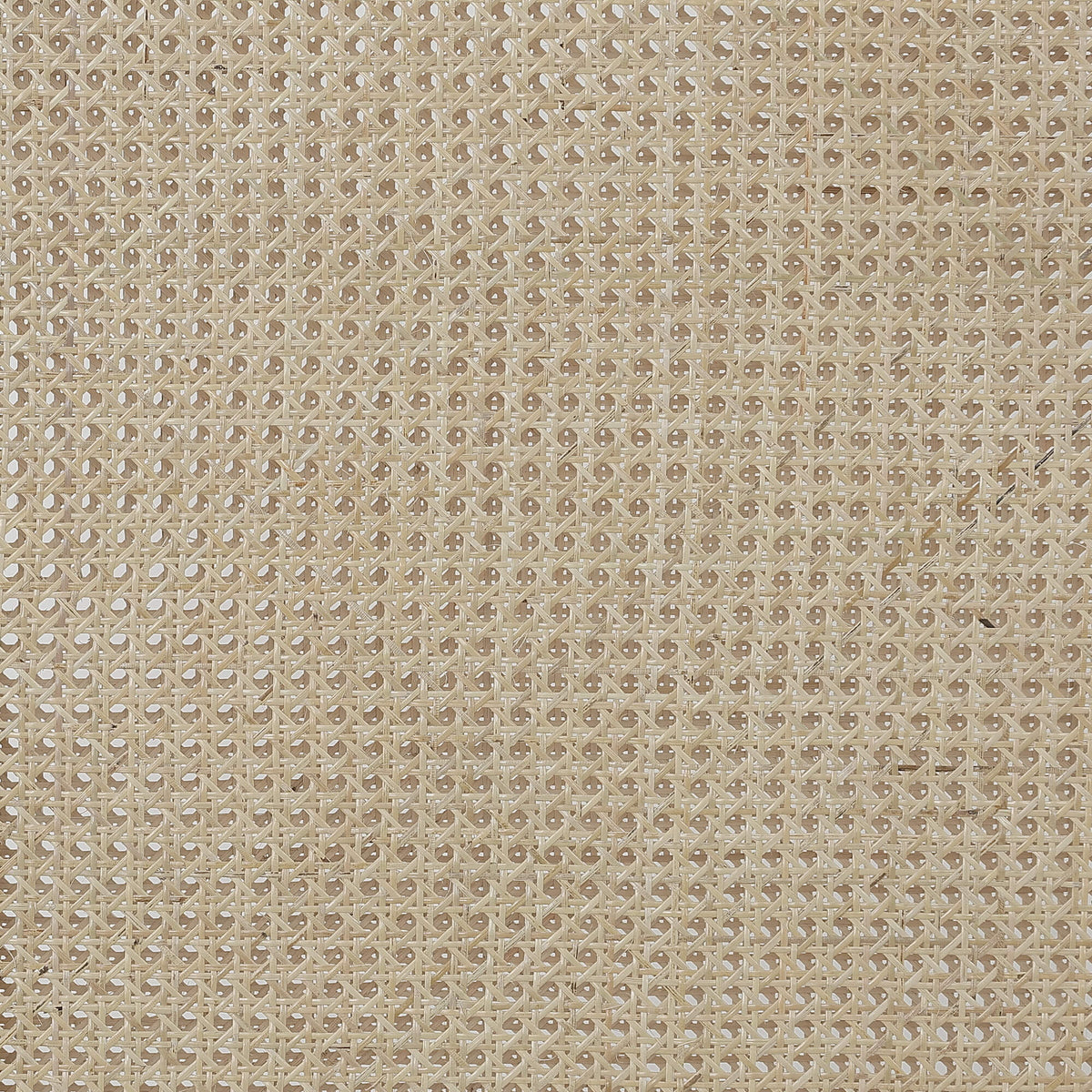 Covington Bed King in Architectural White w/ Rattan Natural