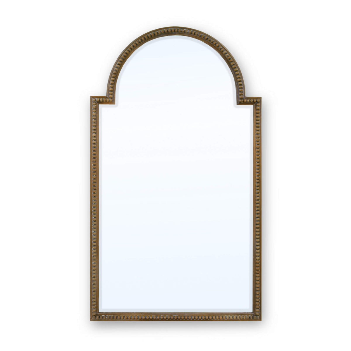 Cholet Curved Mirror in Straw Wash