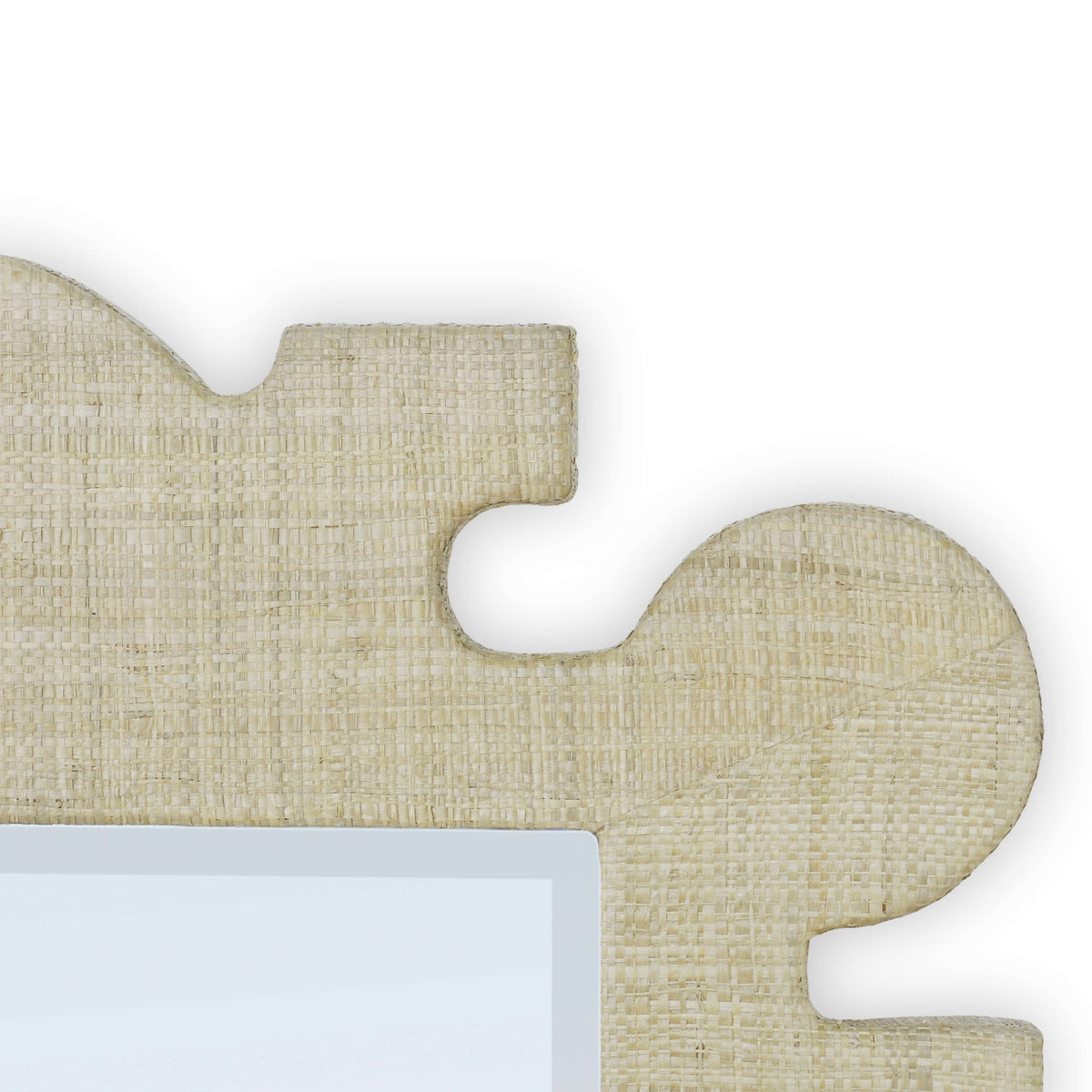 Rodeo Mirror in Raffia Raw