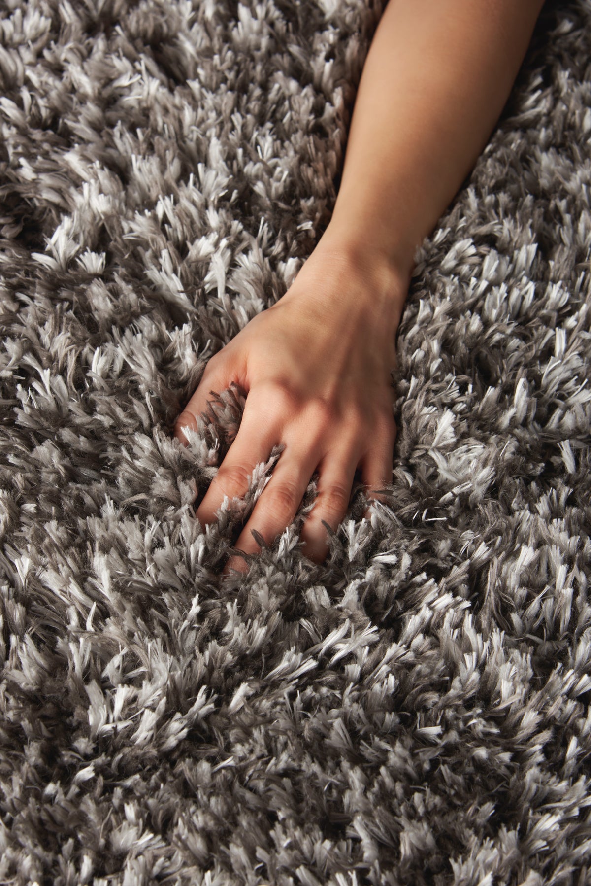 Luxe Shag LXS01 Charcoal Rug