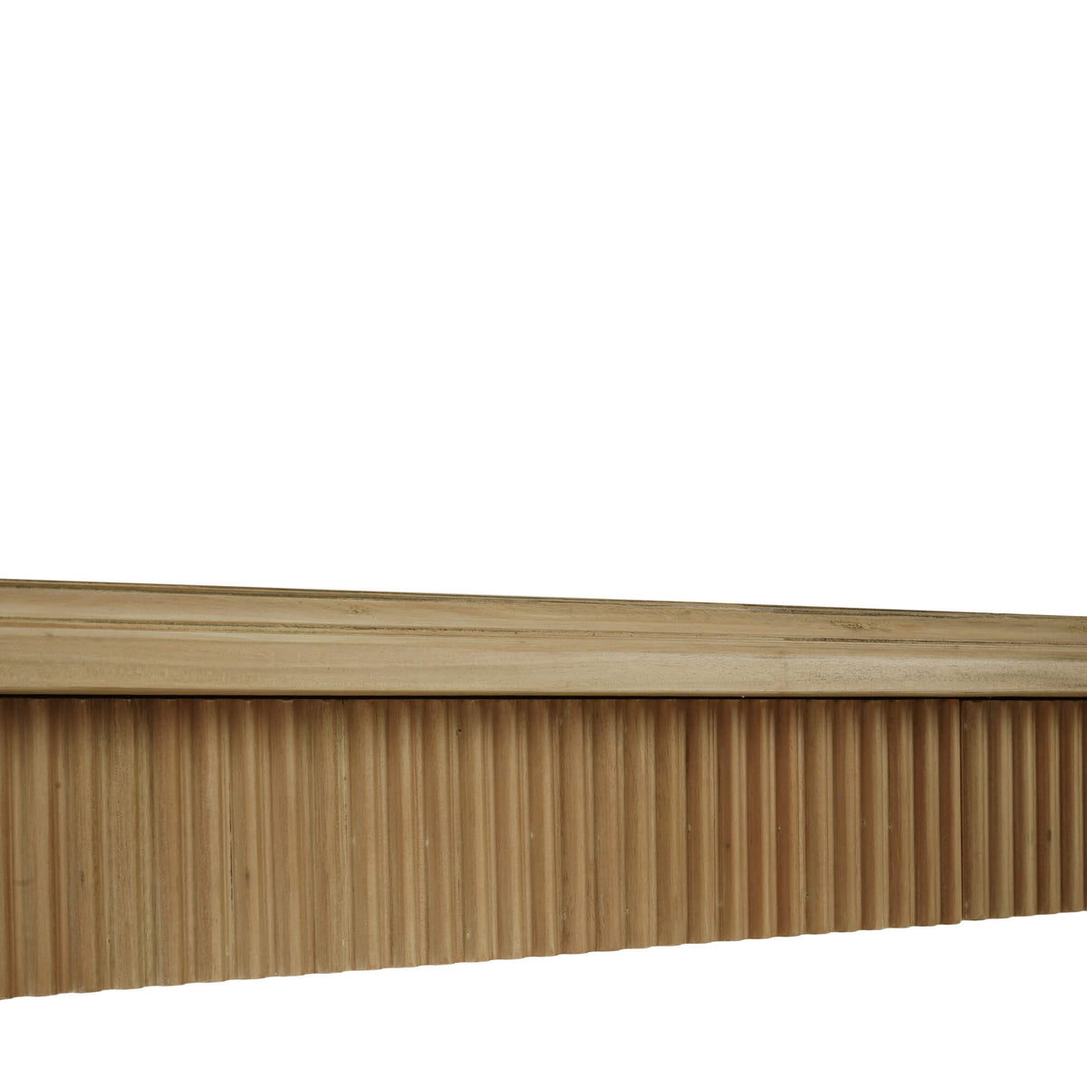 Kraton 2 Drawer Pedestal Console Table in Fruitwood