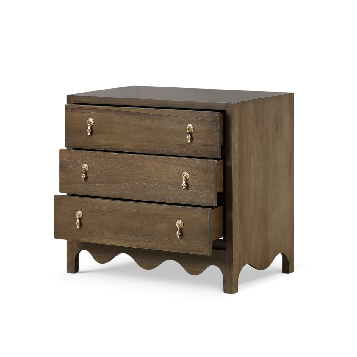 Chloe 3 Drawer Dresser in Straw Wash