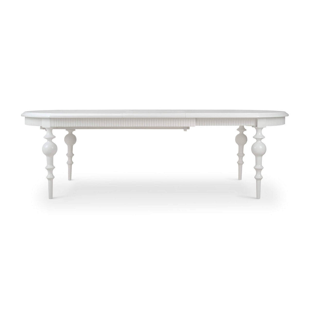 Kraton Butterfly Oval Extension Dining Table 80- 102" in True White