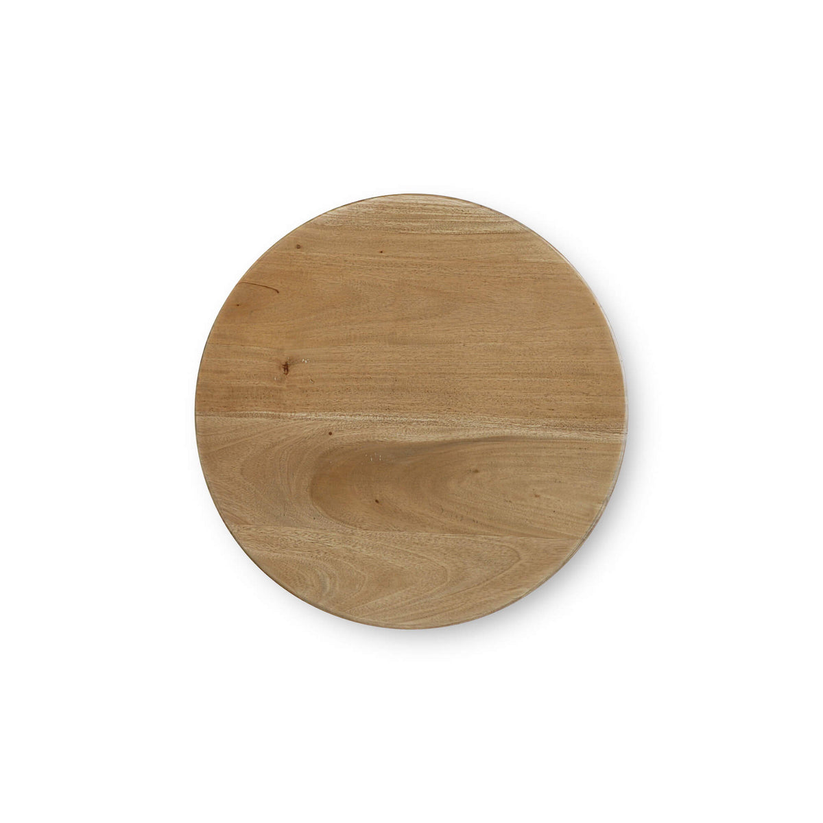 Vannes Round End Table in Fruitwood