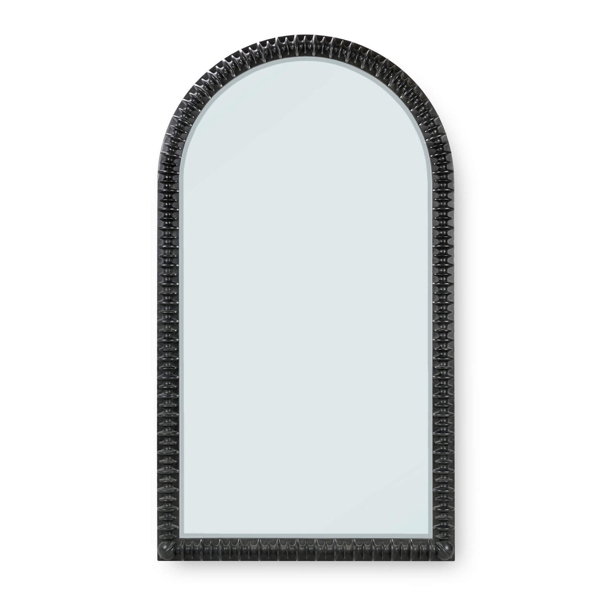 Milano Arched Floor Mirror in Batavia Black
