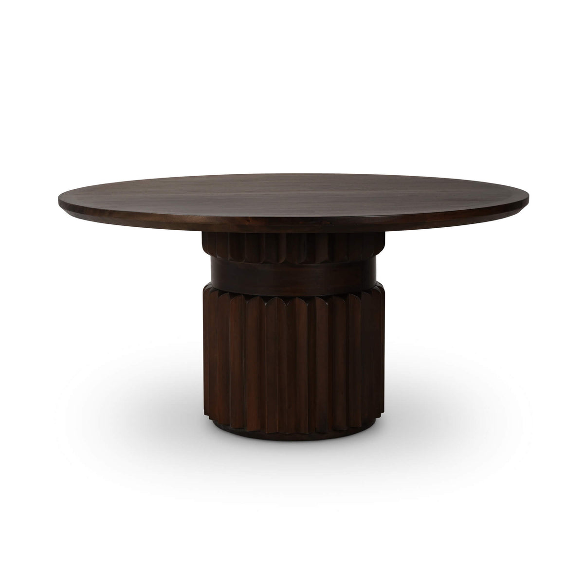 Colorado Round Dining Table 60'' in Walnut